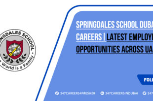 Springdales School Dubai Careers