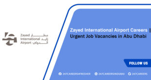 Zayed International Airport Terminal A Jobs